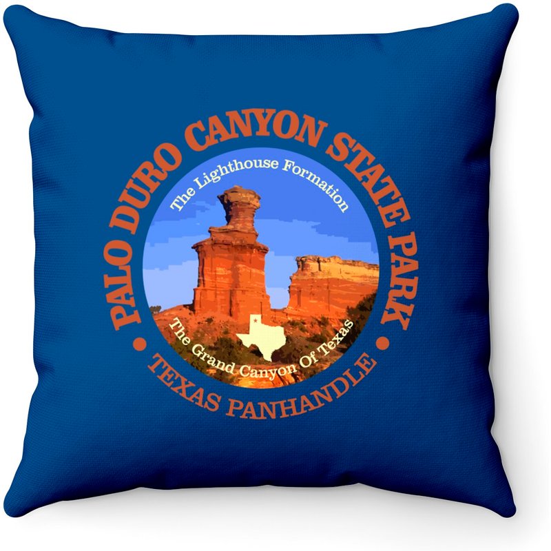 Palo Duro Canyon Sp Throw Pillows — Decorative Cushions
