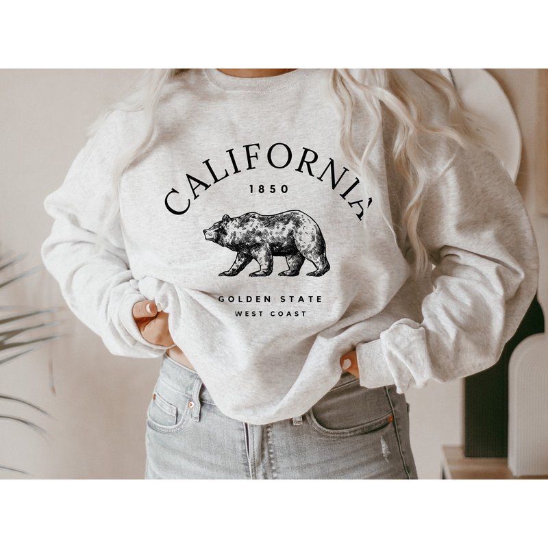 California Bear Sweatshirt — Sweats à capuche pour hommes