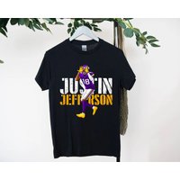Vintage Justin Jefferson T-shirt, Justin Jefferson Shirt, Adult Shirt, Youth Shirt — T-shirts pour hommes