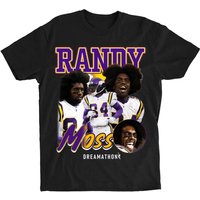 Justin Jefferson Randy Moss Shirt, Vintage Randy Moss 90s Style Rap Shirt