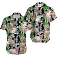 Cat Sphynx Cat Lover Tropical Hawaiian Shirt