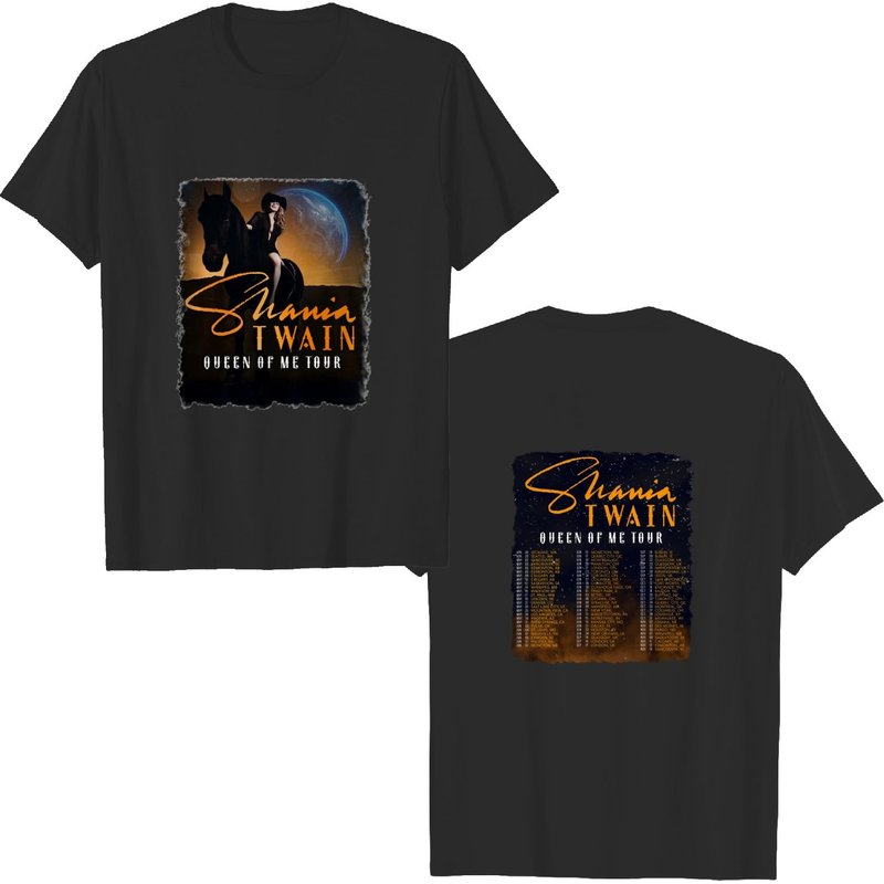 Shania Twain Queen Of Me Tour 2022 2023 Shirt, Shania Twain Tour 2023 Shirt — T-shirts pour hommes