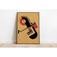 Bauhaus 1923 Exhibition Poster Joost Schmidt Poster
