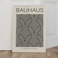 Bauhaus Poster, Bauhaus Wall Art, 1923 Vintage Exhibition Poster