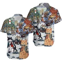 Samurai Cats Cats Treehawaiian Shirt