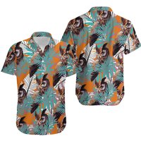 Unisex Owl Hawaiian Shirt, Aloha Hawaiian Shirts