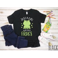 Cute Frog Lover Shirt For Kids