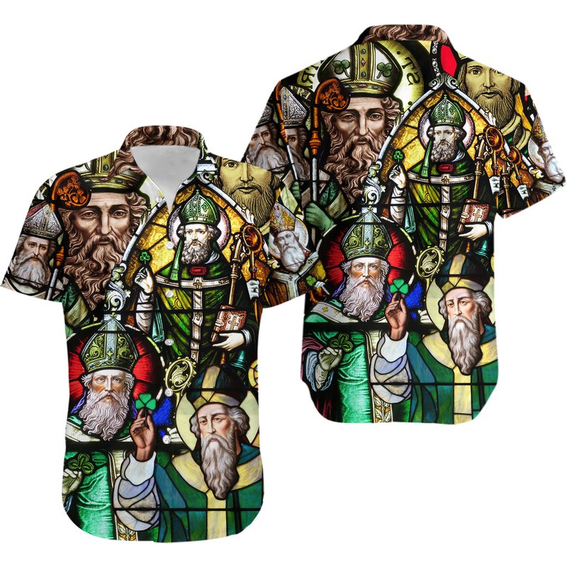 St Patrick's Day Irish Count Down Hawaiian Shirt — Chemises décontractées pour hommes