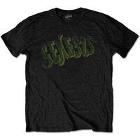 Genesis Unisex Tee: Vintage Logo - Green