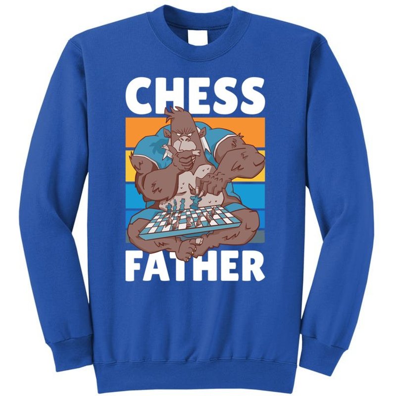 Chess Father With A Gorilla For Father's Day Lover Sweatshirt — Sweats à capuche pour hommes