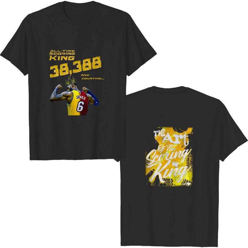 All Time Scoring King 38388 Shirt, Lebron James Shirt — T-shirts pour hommes