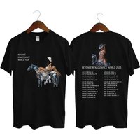 Beyonce Renaissance World Tour 2023 Setlist Renaissance World Tour 2023 Double Sided Shirt — T-shirts pour hommes