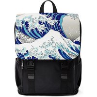 The Great Wave Off Kanagawa Unisex Casual Shoulder Backpack