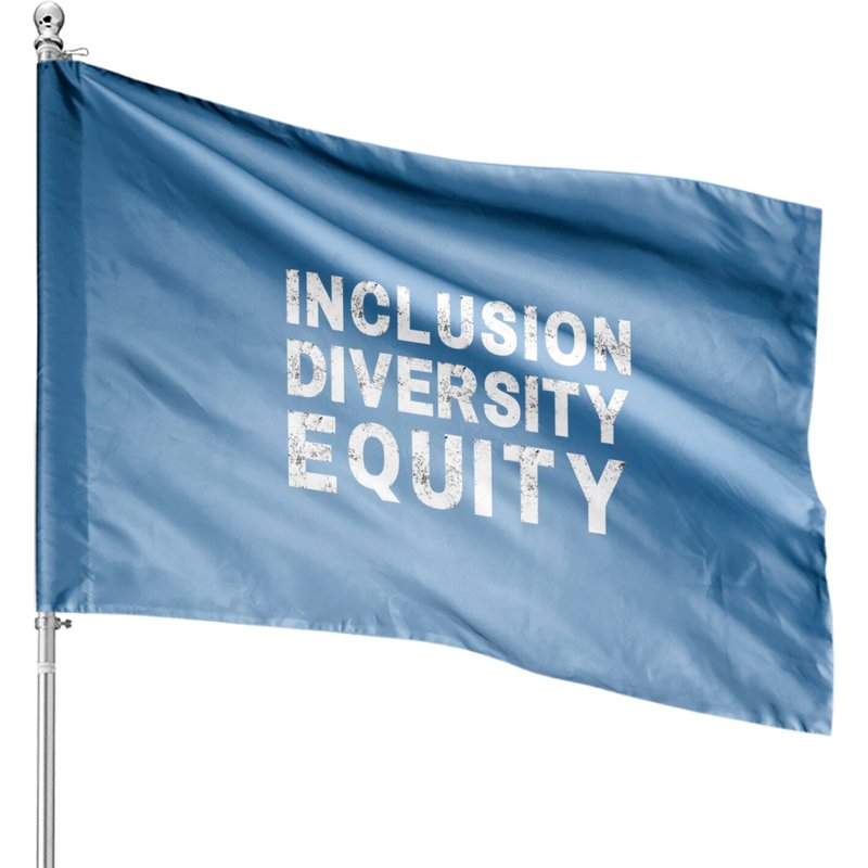 Inclusion Diversity Equity House Flags — Drapeaux décoratifs