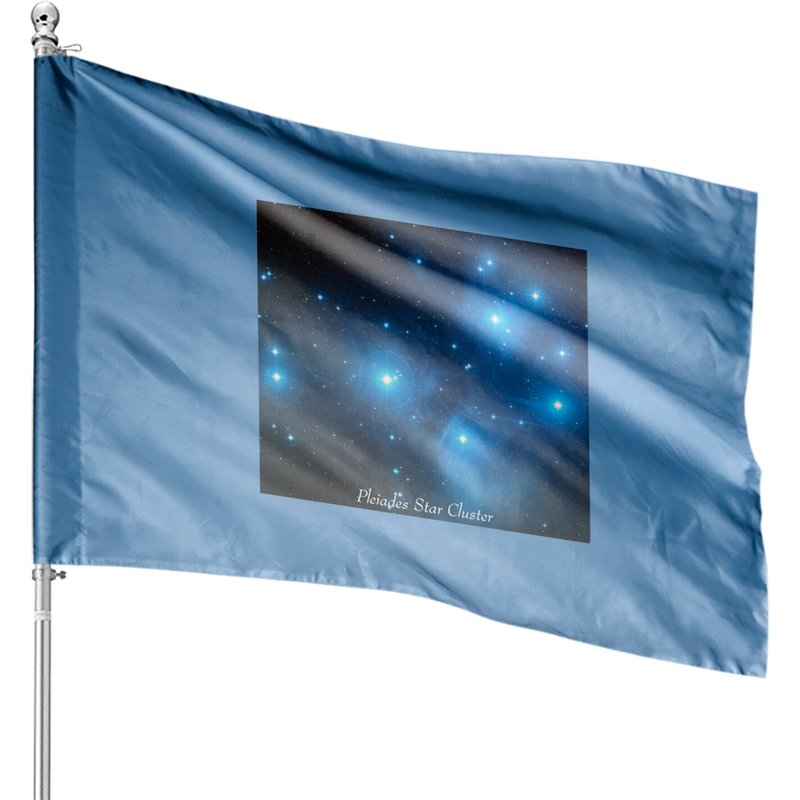 Pleiades Star Cluster House Flags — Drapeaux décoratifs