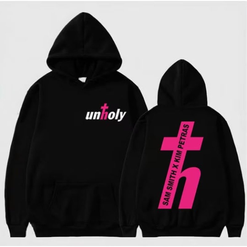 Sam Smith X Kim Petras Unholy Tee - Concert Merchandise — Sweats à capuche pour hommes