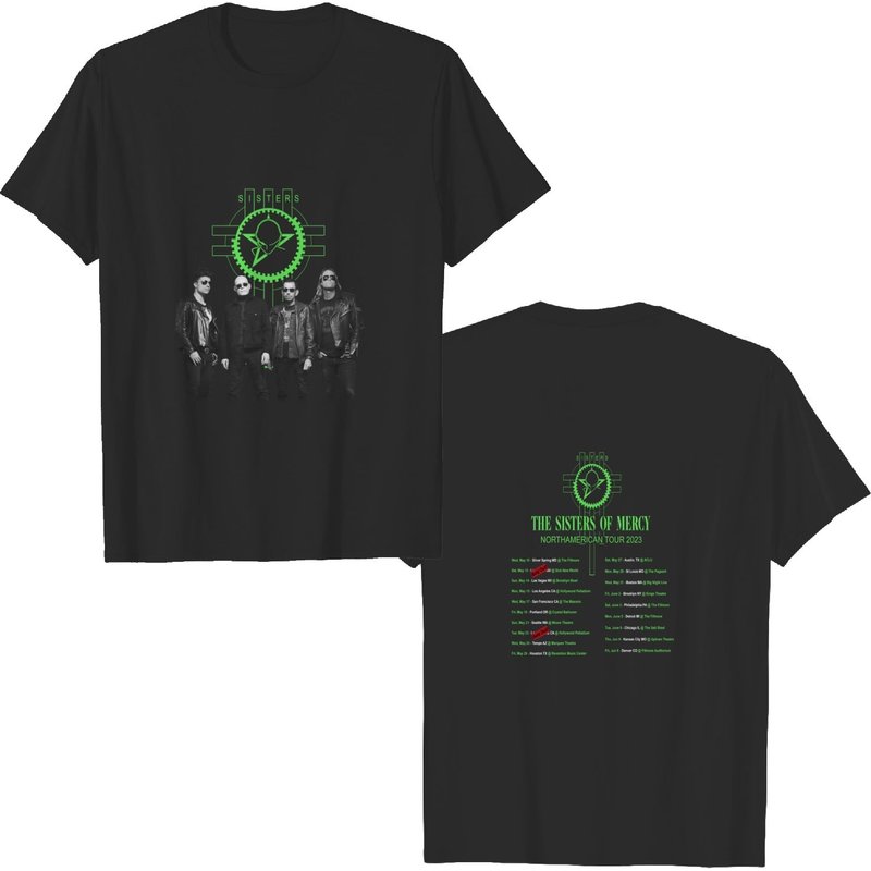 The Sisters Of Mercy Band North America 2023 Tour Shirt, North America 2023 Tour Shirt — T-shirts pour hommes