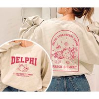 Delphi Strawberry Farms Sweatshirt, Percy Jackson The Olympians Shirt, Bookish Book Lover Gift Shirt — Sweats à capuche pour hommes