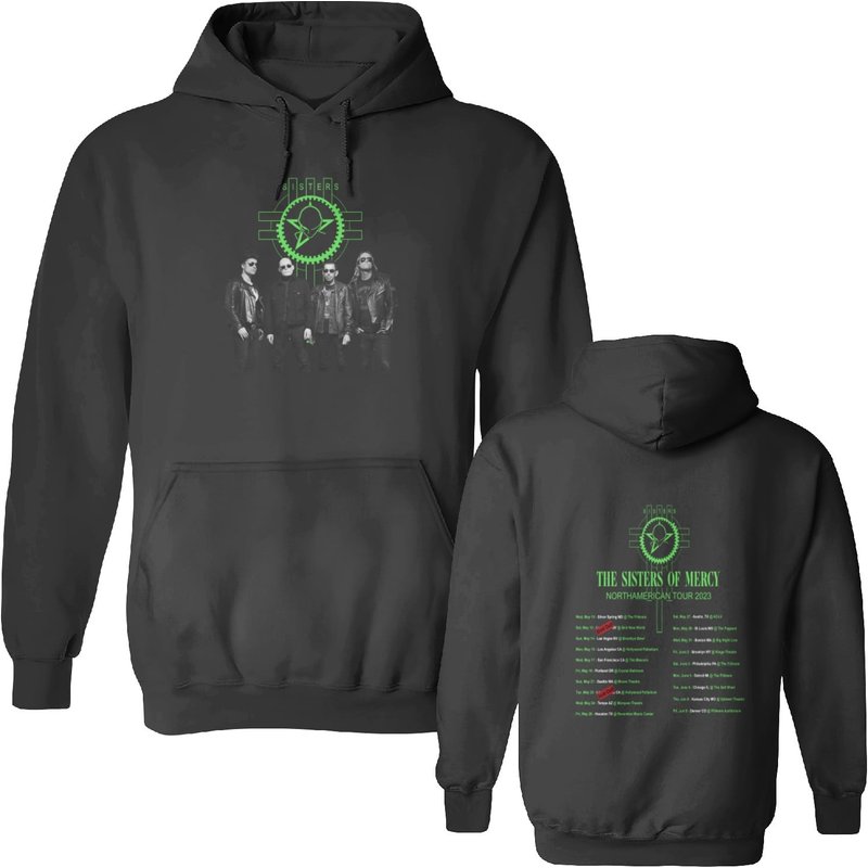 The Sisters Of Mercy Band North America 2023 Tour Shirt, North America 2023 Tour Hoodie