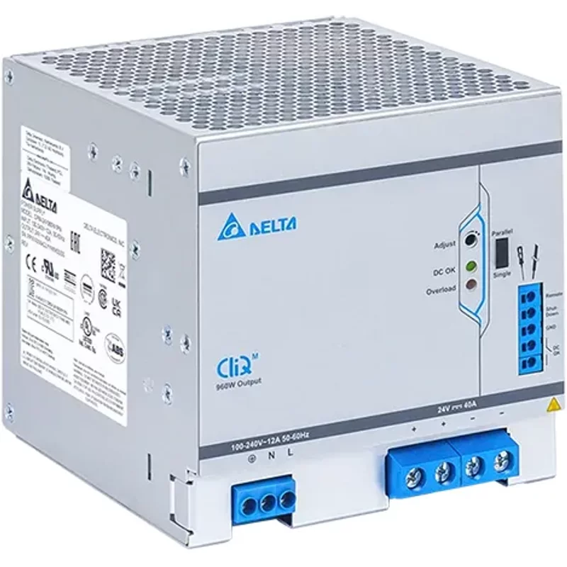 Delta DRM-24V960W1PN | 960-Watt 24V 40A DIN Rail Power Supply — Blocs d'alimentation