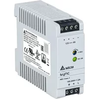 Delta Drs-12V50W1NZ | 48-Watt 12V 4A DIN Rail Power Supply