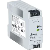 Delta DRS-24V50W1NR | 50-Watt 24V 2.1A DIN Rail Power Supply