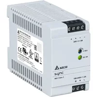Delta DRS-24V100W1NZ | 91-Watt 24V 3.8A DIN Rail Power Supply