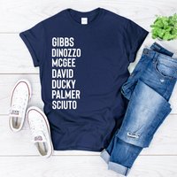Ncis Crew, Ncis Merchandise, Agent Gibbs Shirt, Ziva David Shirt