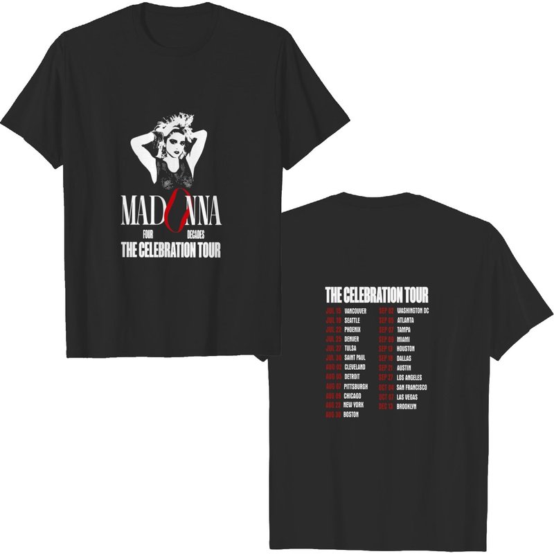 Madonna The Celebration Tour 2023 Shirt Double Sided T-shirt — T-shirts pour hommes