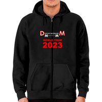 Depeche Mode Memento Mori World Tour Zip Hoodies — Sweats à capuche pour hommes