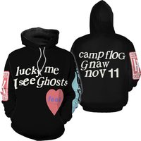 Lucky Me I See Ghosts The Chosen Kid Cudi Streetwear Hoodie — Sweats à capuche pour hommes