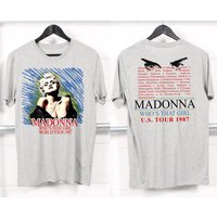 1987 Madonna Whos That Girl World Tour T-shirt