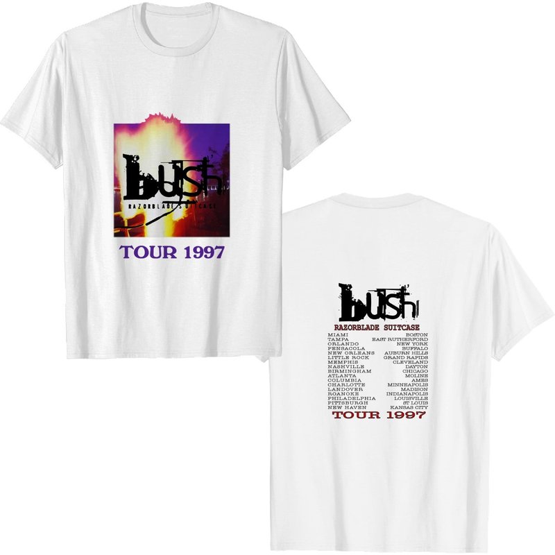 Bush Razorblade Suitcase Tour 1997 Shirt — T-shirts pour hommes