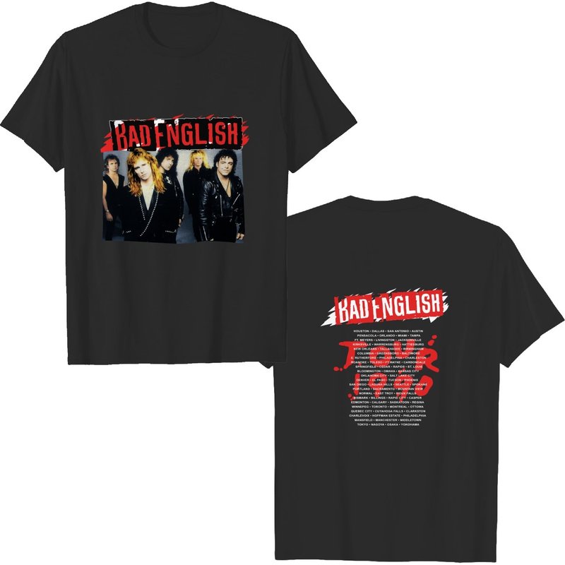 Bad English Concert World Tour 1990 T-shirt — Mens T Shirts