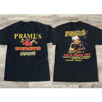 Primus Rock Band 2004 Pork Soda Tour T-shirt, Primus Tour De Fromage T-shirt