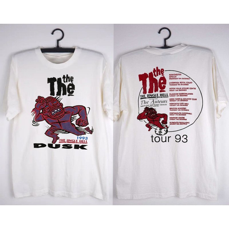 The The Dusk The Jingle Hell Tour 1993 Singles Album Rock Band T-shirt, 90s The The Band Tour 93 T-shirt, Great Gift For Fans — Mens T Shirts