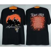 Vintage 1990 Highwaymen Concert T-shirt
