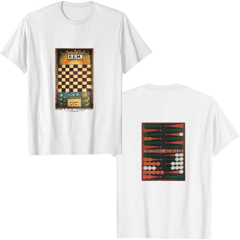 Rem Automatic For The People T-shirt, 1992 R.e.m Music Band Tour Concert T-shirt — Mens T Shirts
