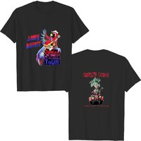 Jimmy Buffett T-shirt, Jimmy Buffett Chameleon Caravan Tour 1994 T-shirt — Mens T Shirts