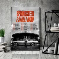 2023 Bruce Springsteen And The E Street Band Tour Dates Poster — Posters & Prints