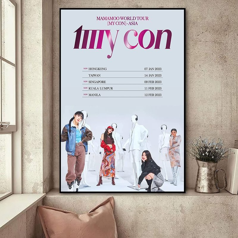 Mamamoo World Tour 2023 Poster Mamamoo Asia Tour 2023 Shirt