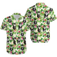 Tuxedo Cat Hawaiian Shirt