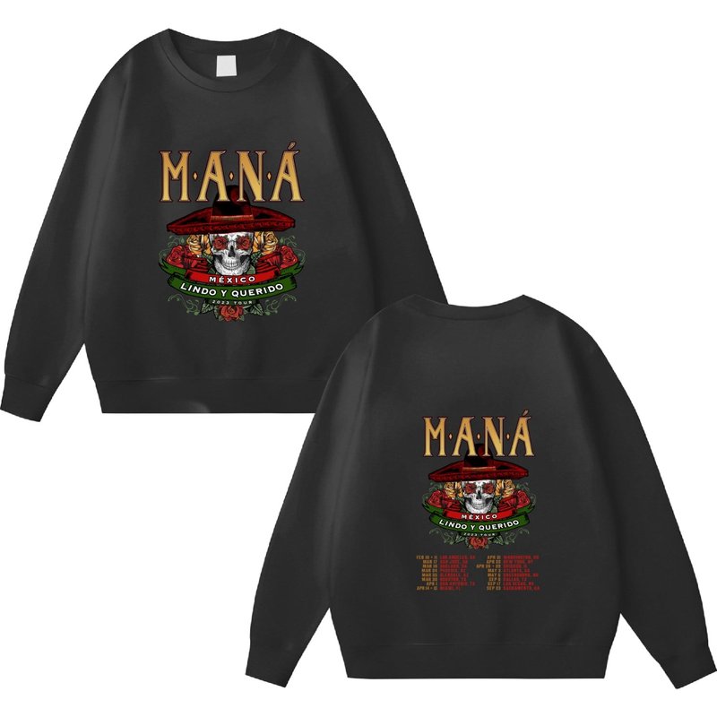 Maná 2023 Tour Mexico Nice And Dear Sweatshirt — Sweats à capuche pour hommes
