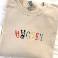 Magical Mouse Embroidered Sweatshirt — Sweats à capuche pour hommes