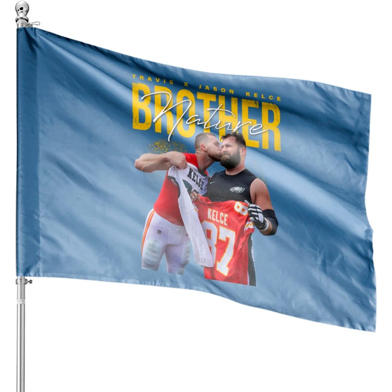 Kelce Brothers House Flags — Drapeaux décoratifs