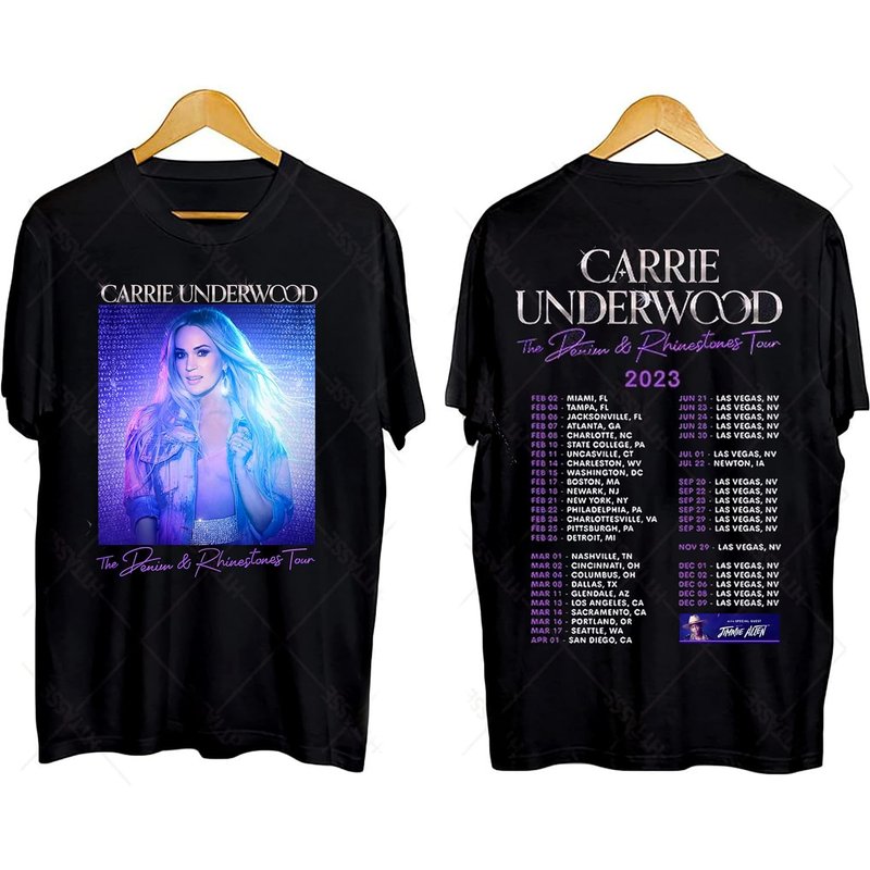Carrie Underwood Denim And Rhinestones Tour 2023 Shirt, Carrie Underwood Shirt