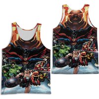 Justice League Dc Comics Superheroes Team Awesome 3d Tank Top — T-shirts pour hommes