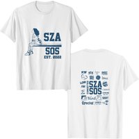 2 Sided Sza Sos Shirt, Vintage Sza Full Tracklist Shirt — T-shirts pour hommes