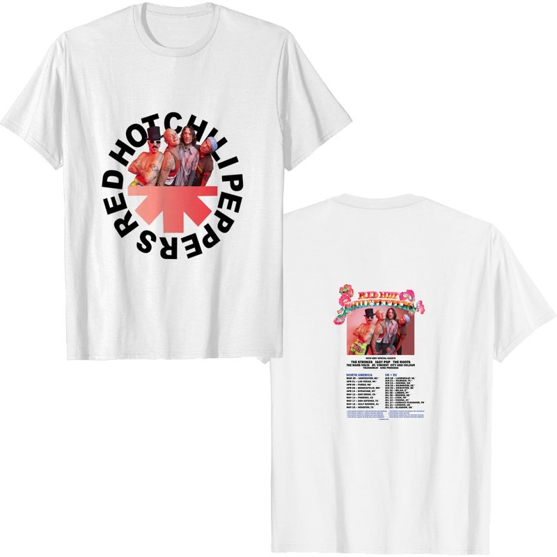 Red Hot Chili Peppers 2023 Tour Shirt, Red Hot Chili Peppers, Rhcp Fan Shirt
