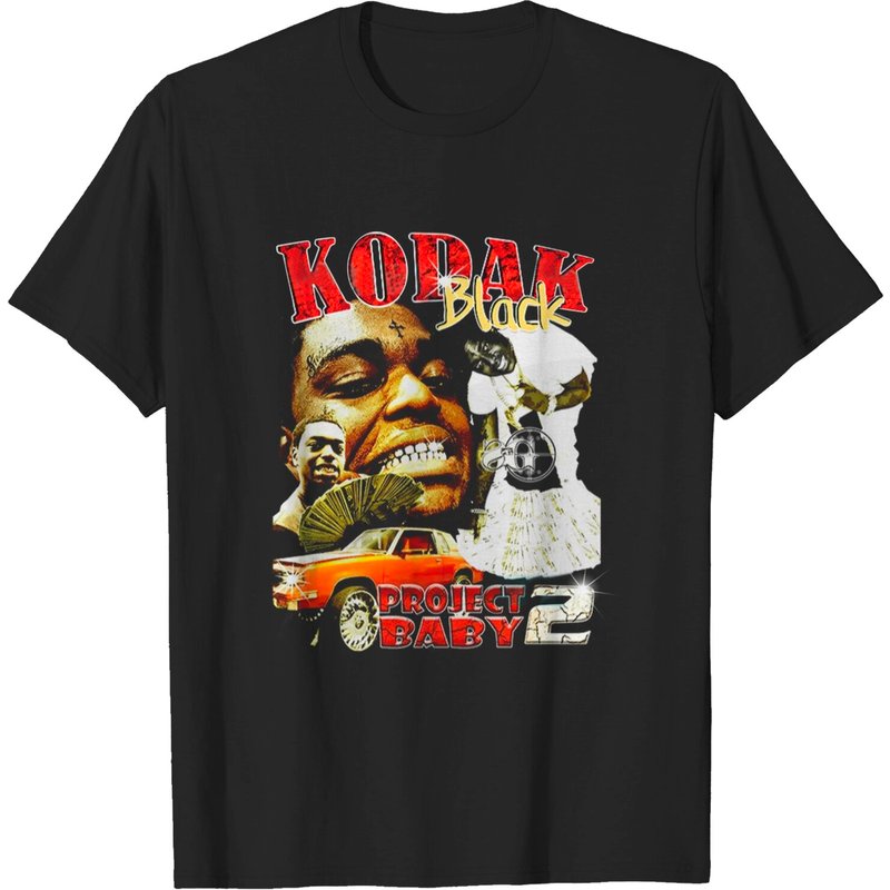 Kodak Black Vintage Stye Tour Shirt, Kodak Black T-shirt — T-shirts pour hommes